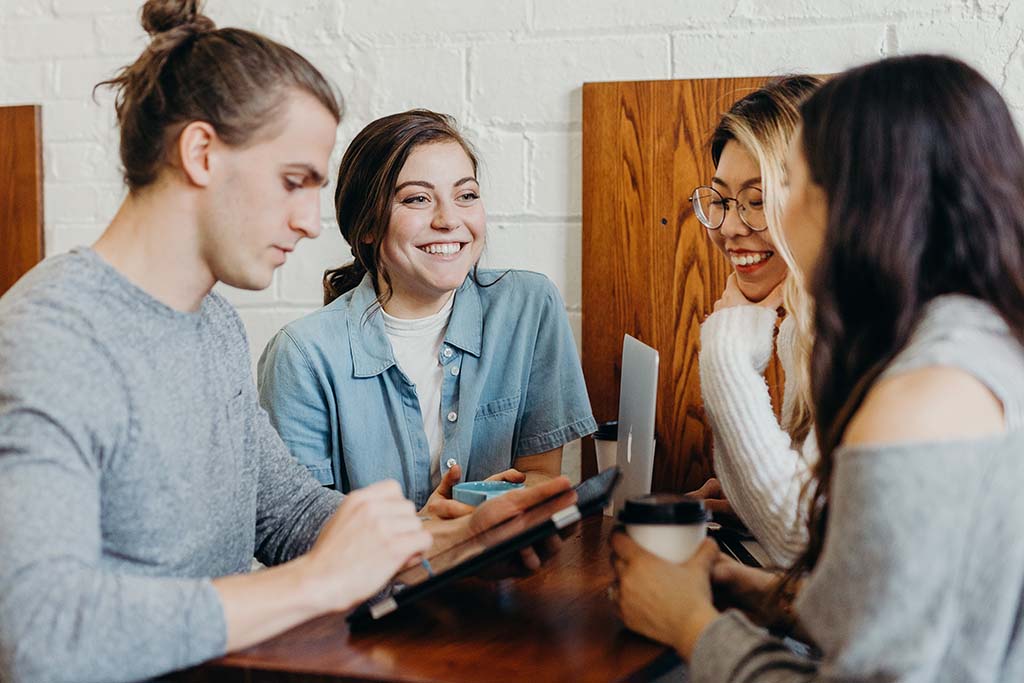 Group of people at office