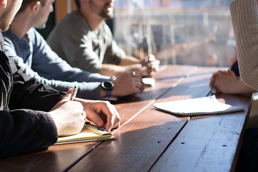 Business people meeting
