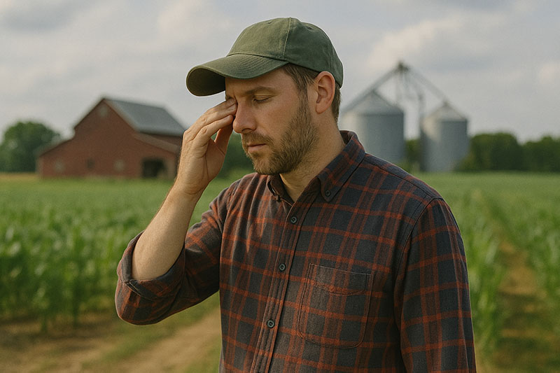 Mental stress at the farm