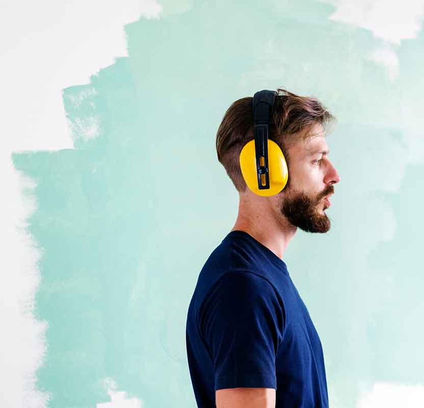 Wear headphones