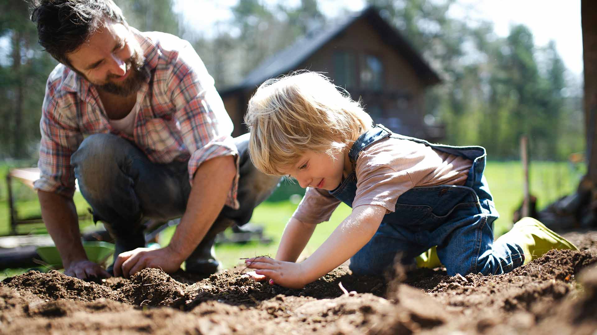 Children at the farm