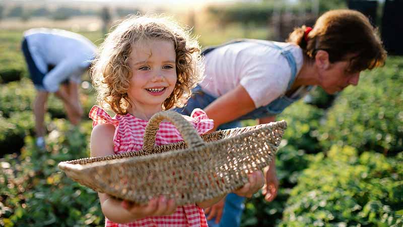 Children at the farm