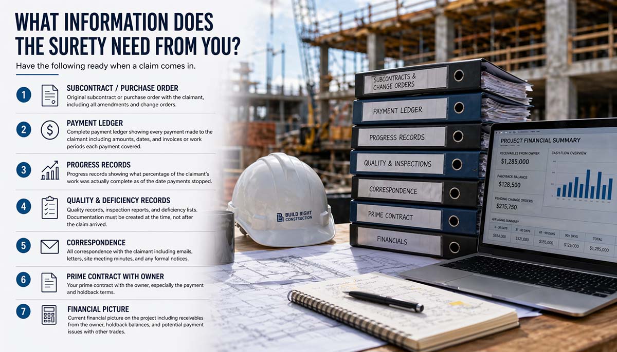 Surety Information Required